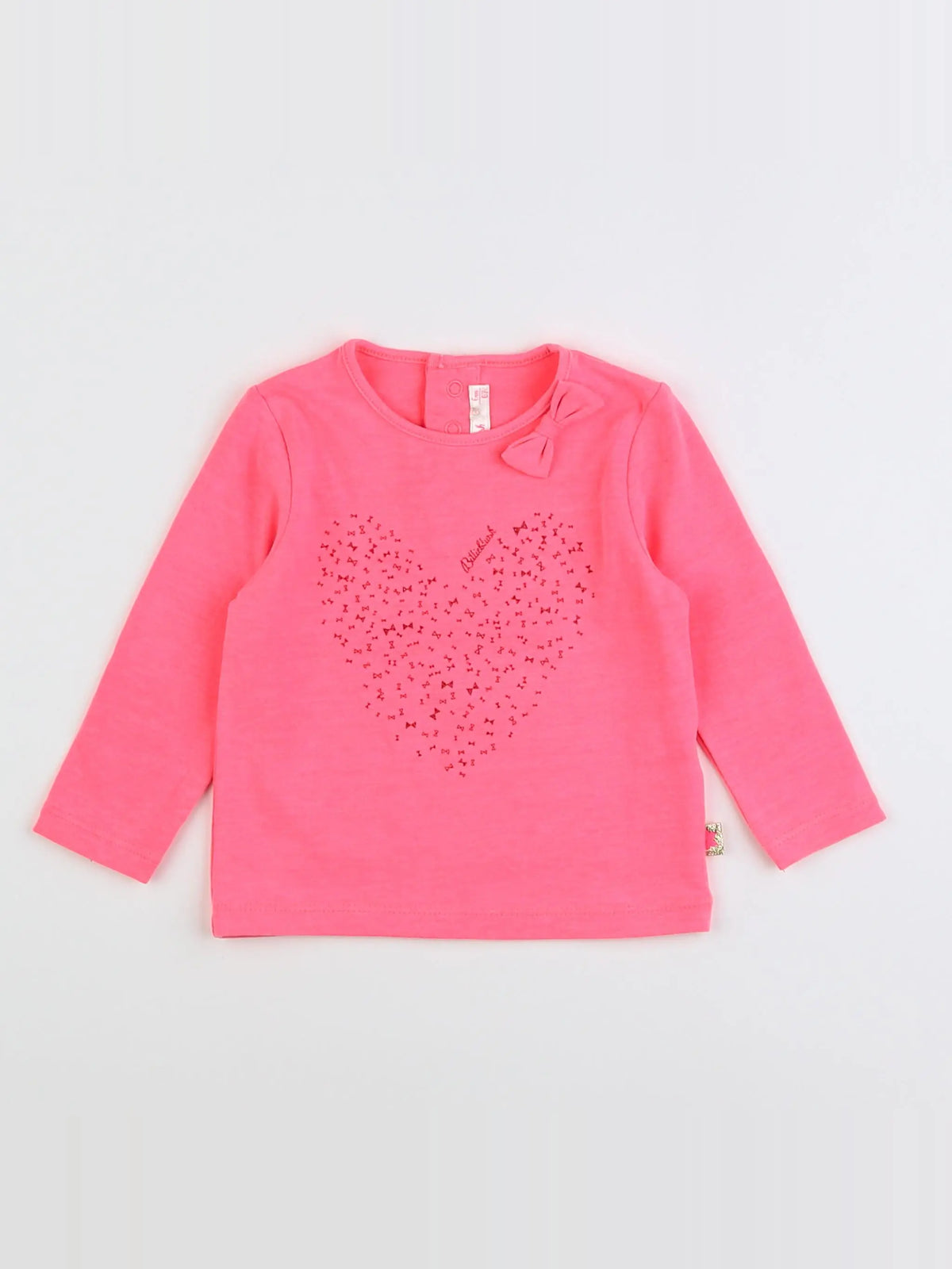 Billie Blush - tee-shirt rose fluo - 6 mois