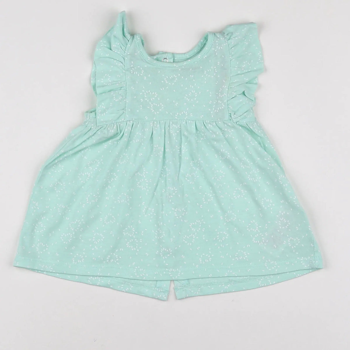 Vertbaudet - robe vert - 3 mois