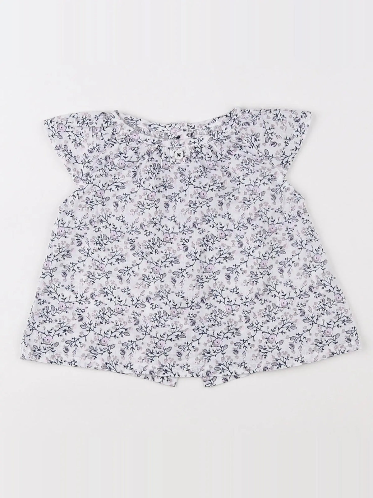 Boutchou - blouse blanc - 3 mois