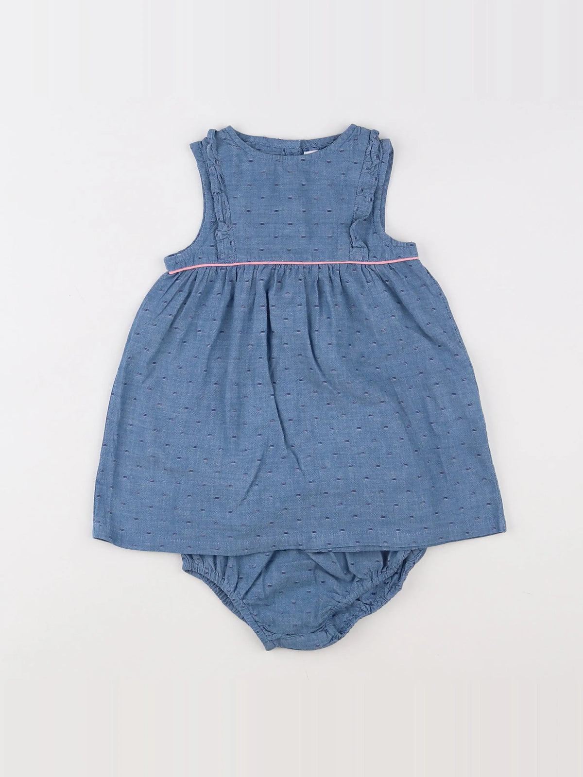 Cadet Rousselle - robe bleu - 12 mois
