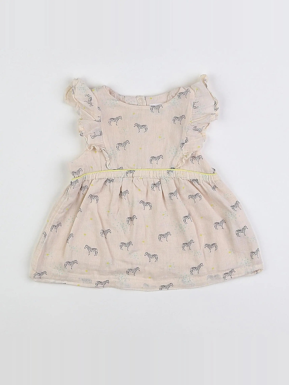 Tape à l'oeil - robe beige - 9 mois