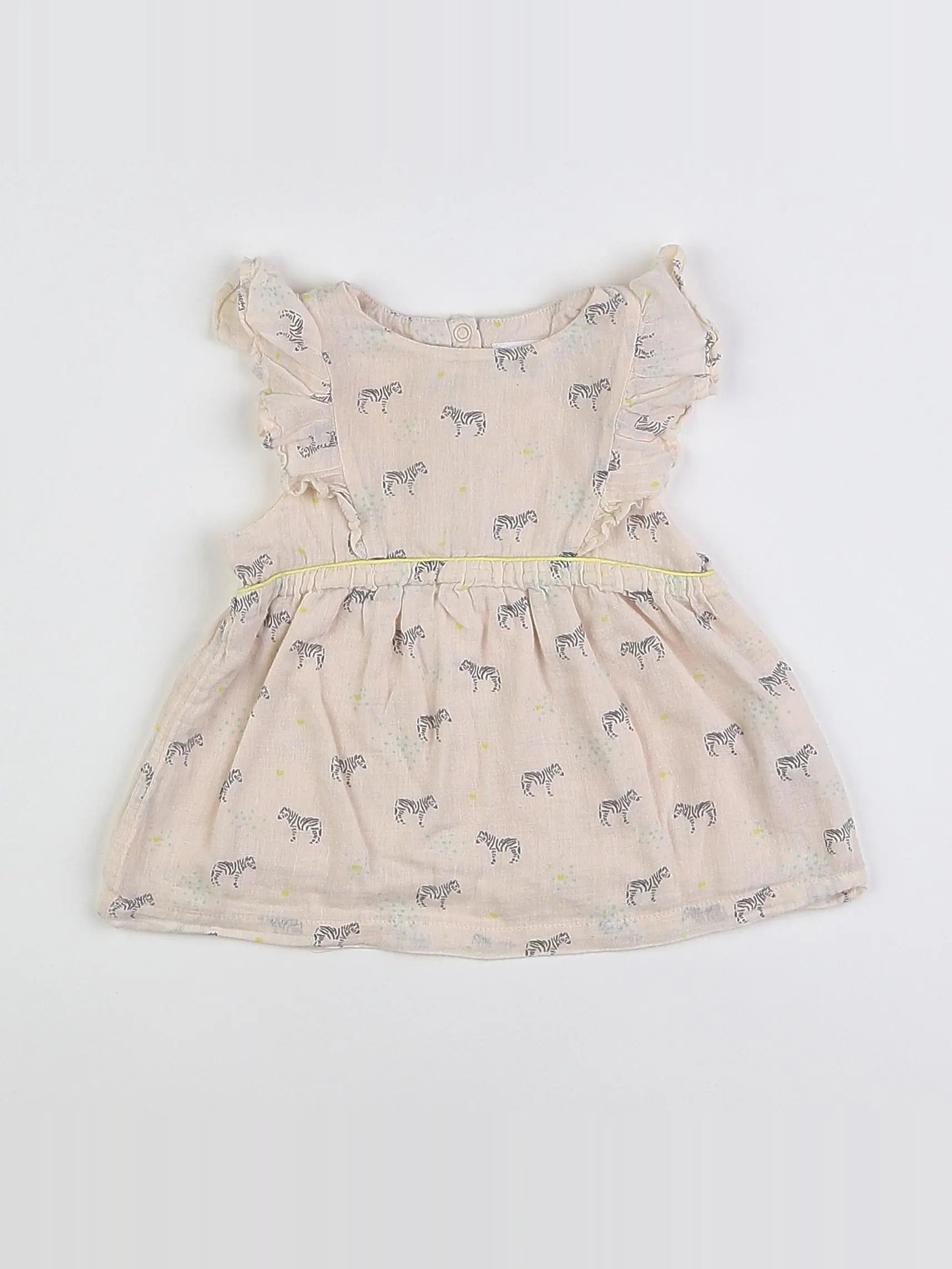 Tape à l'oeil - robe beige - 9 mois