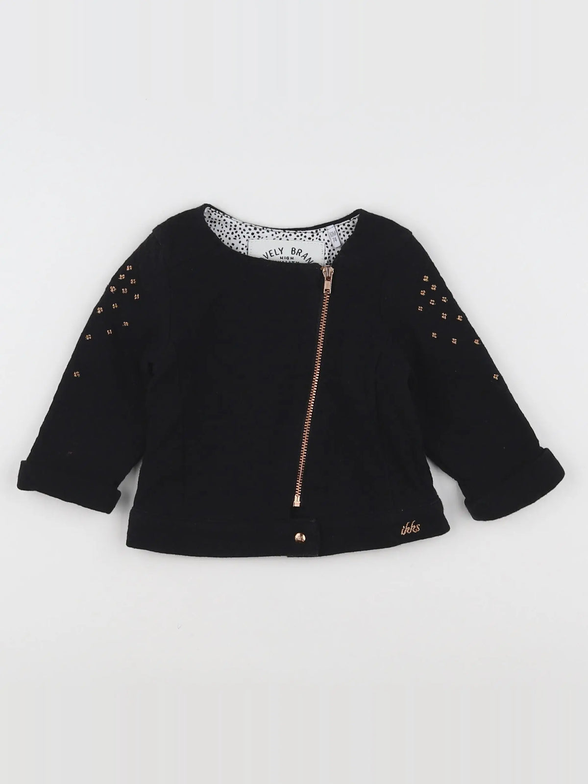 IKKS - veste noir - 12 mois