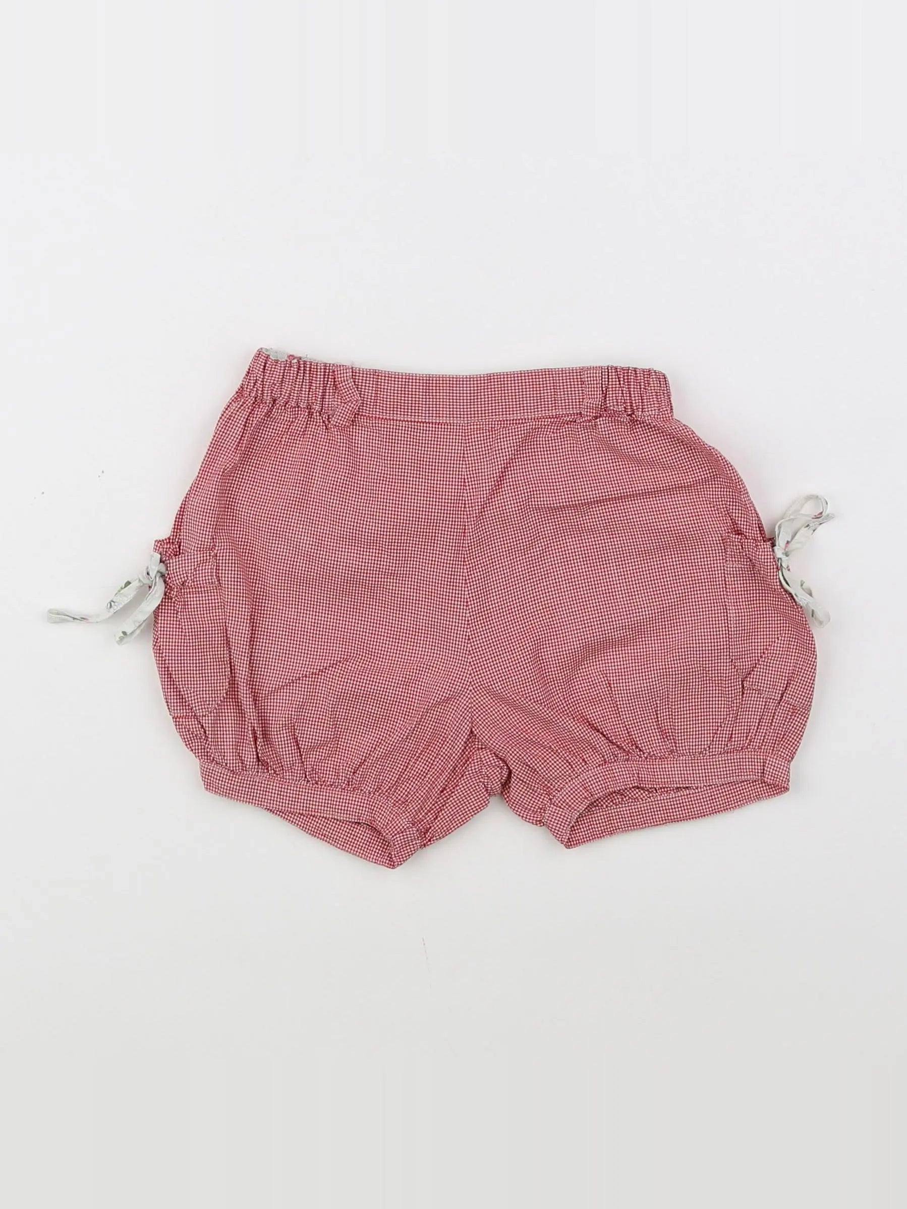 Jacadi - short blanc, rouge - 18 mois