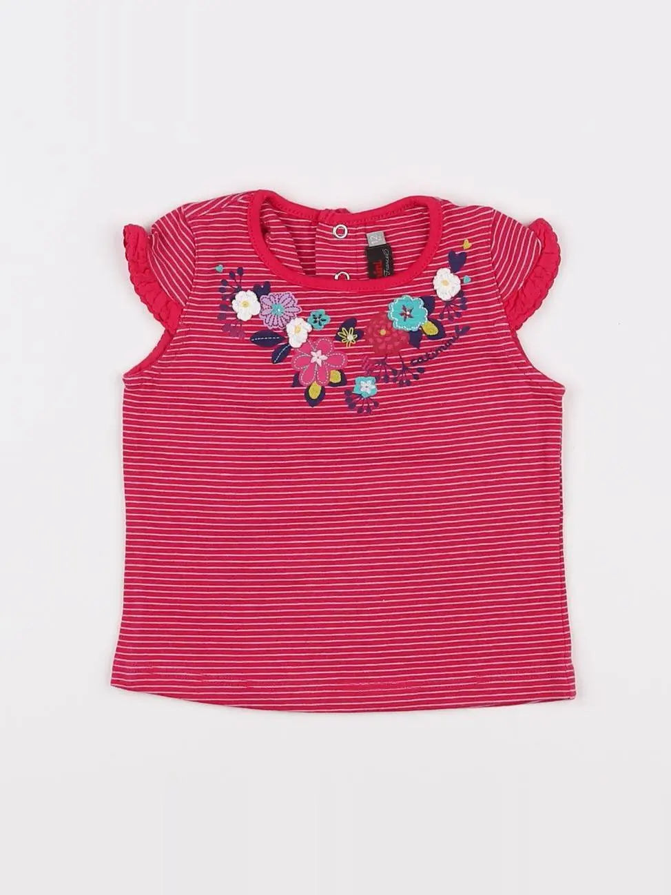 Catimini - tee-shirt rose - 12 mois