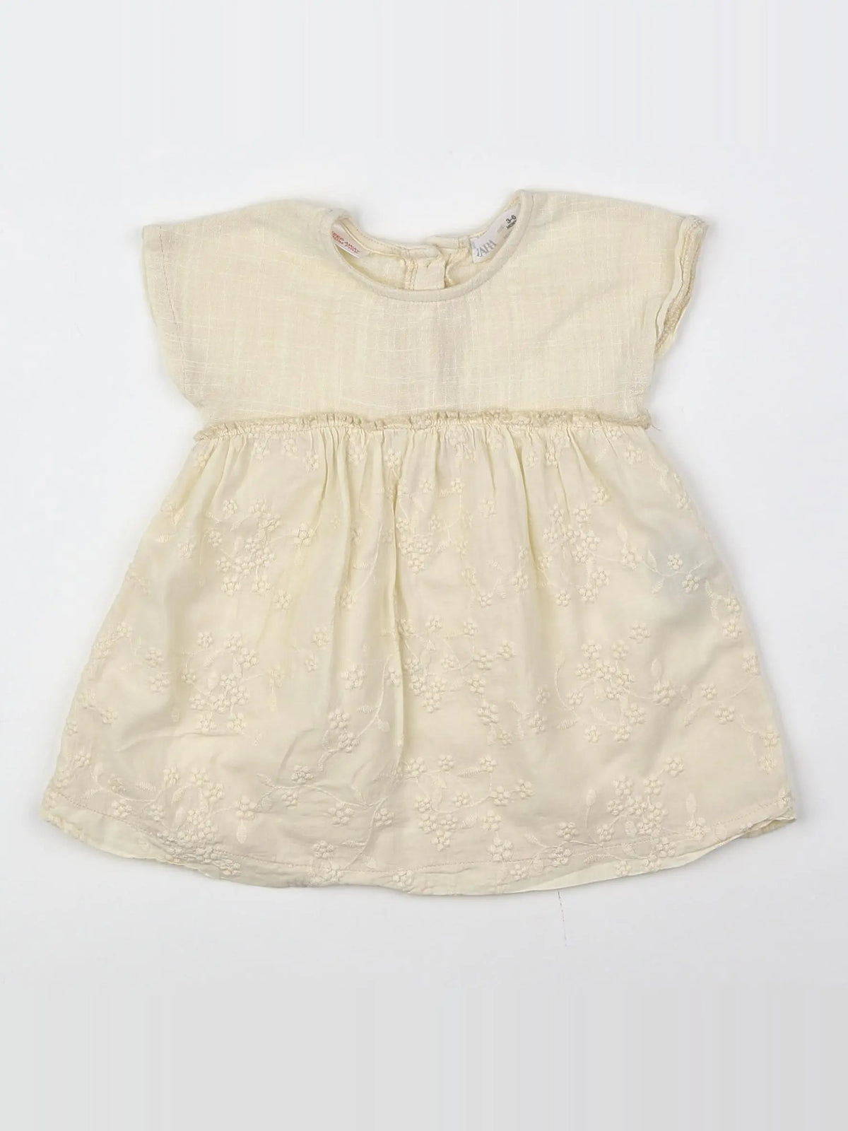 Zara - robe beige - 3/6 mois