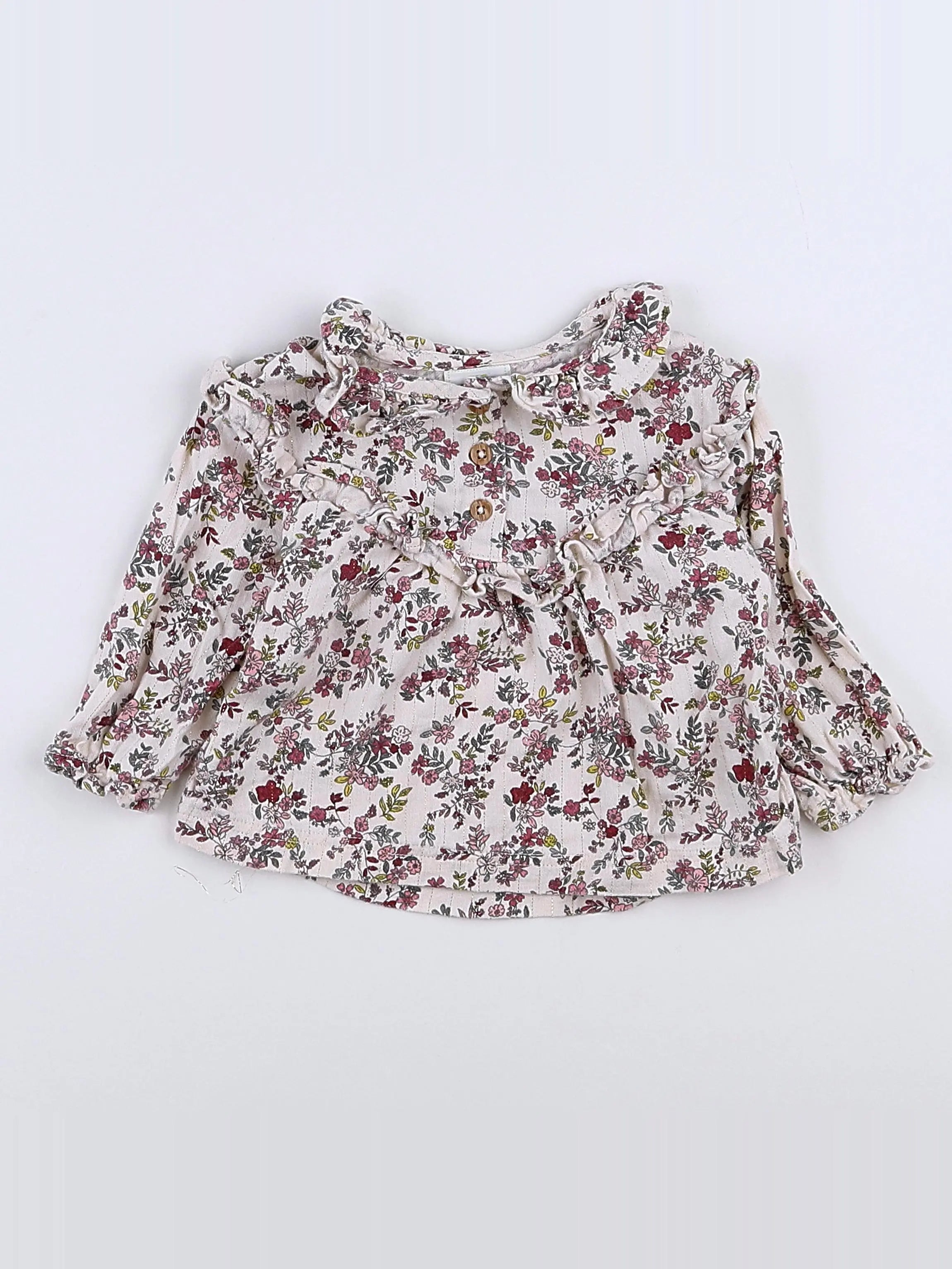 Tape à l'oeil - blouse multicolore - 12 mois