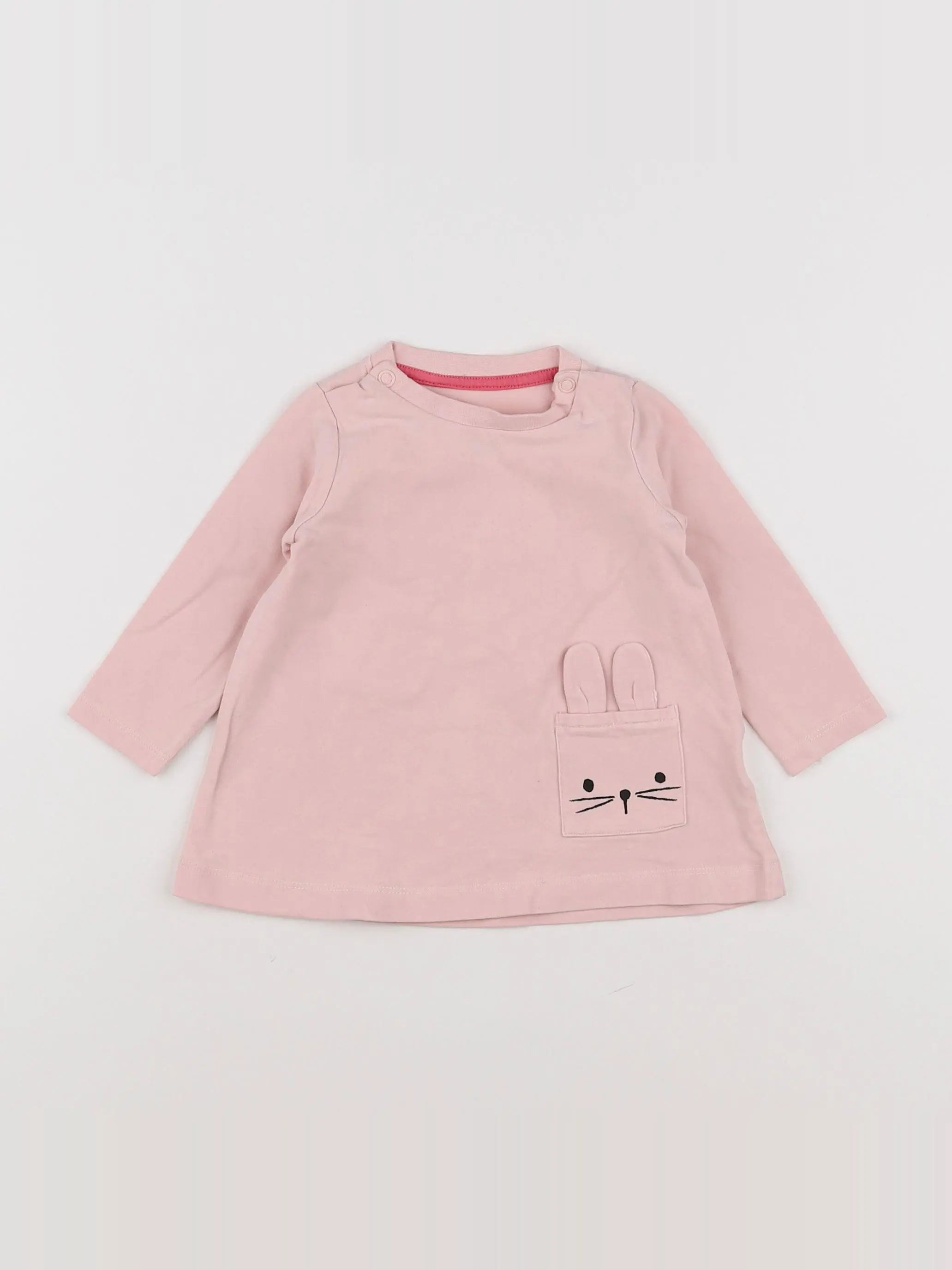 H&M - robe rose - 3/6 mois