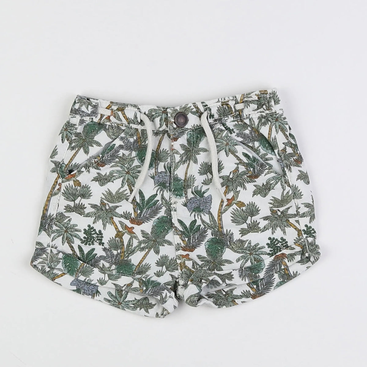 Vertbaudet - short vert - 6 mois