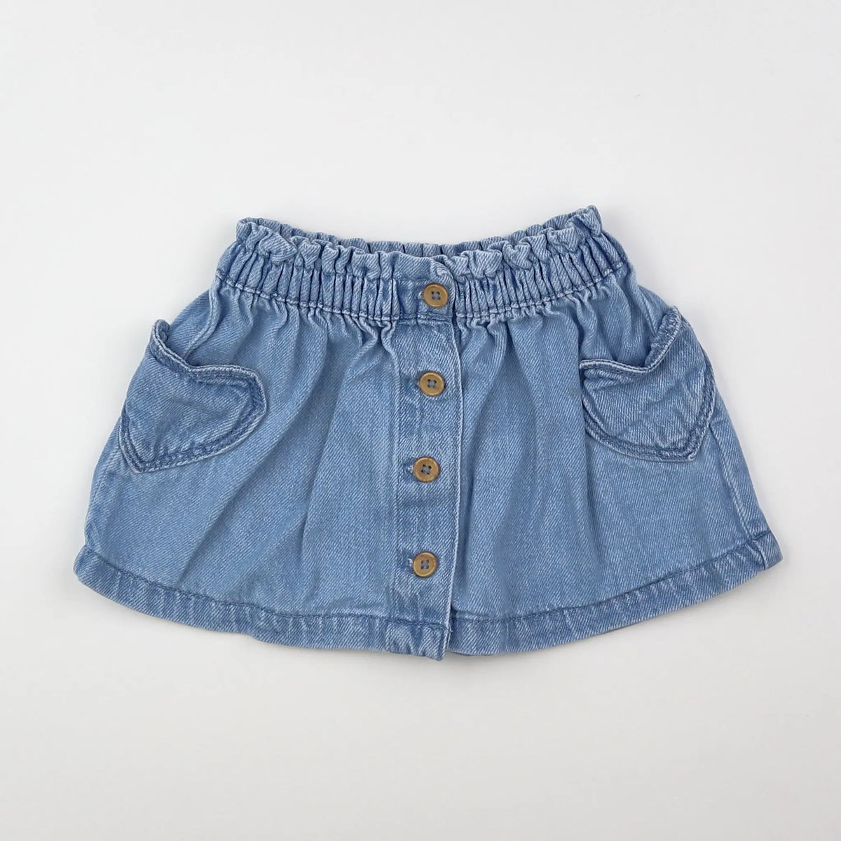 Vertbaudet - jupe bleu - 12 mois