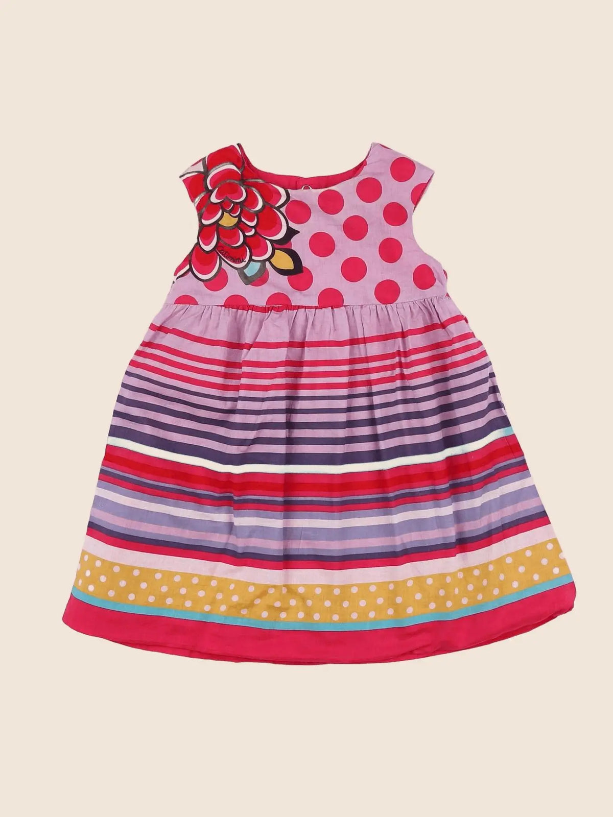 Catimini - robe multicolore - 12 mois