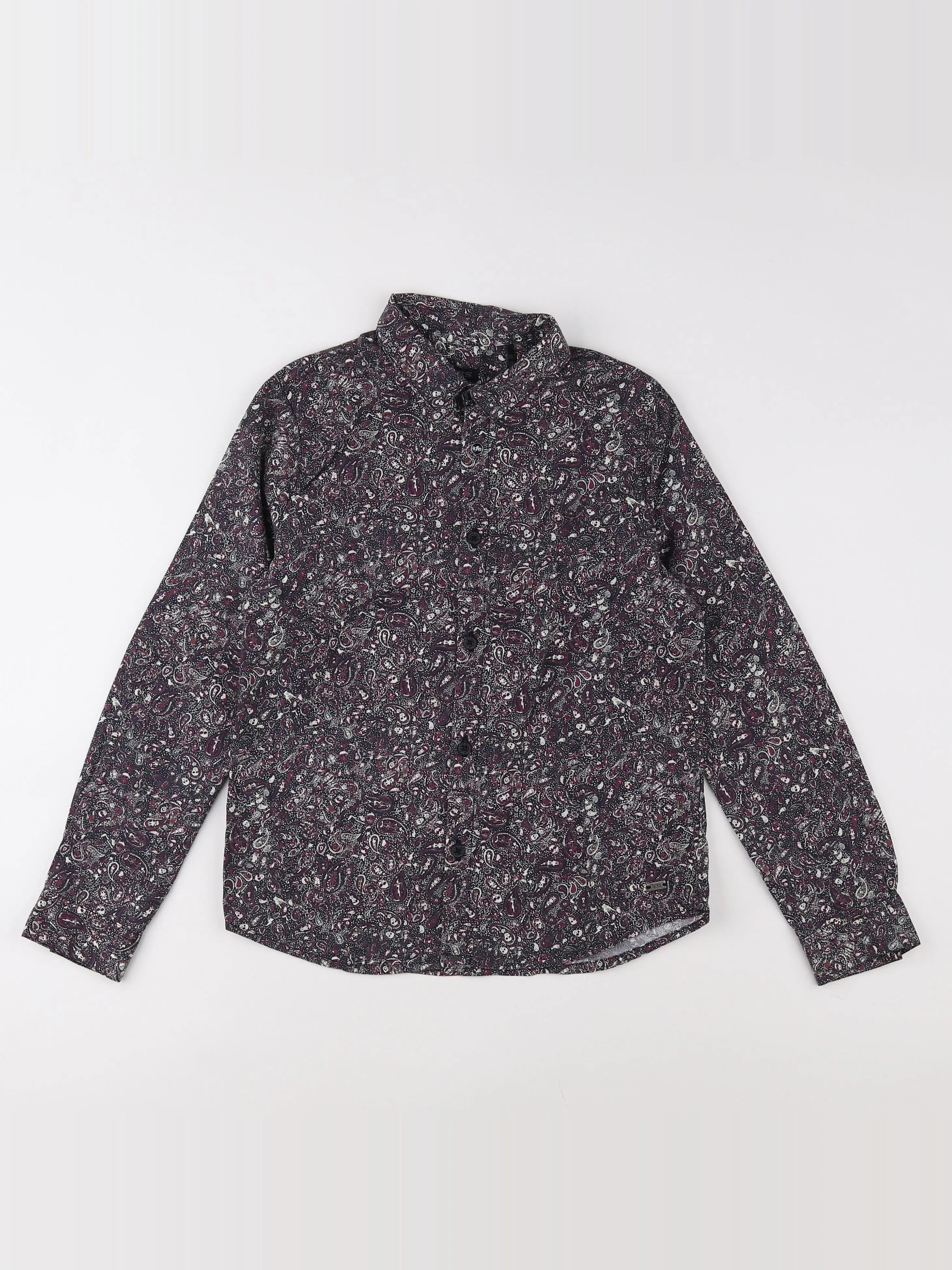 IKKS - chemise gris - 8 ans