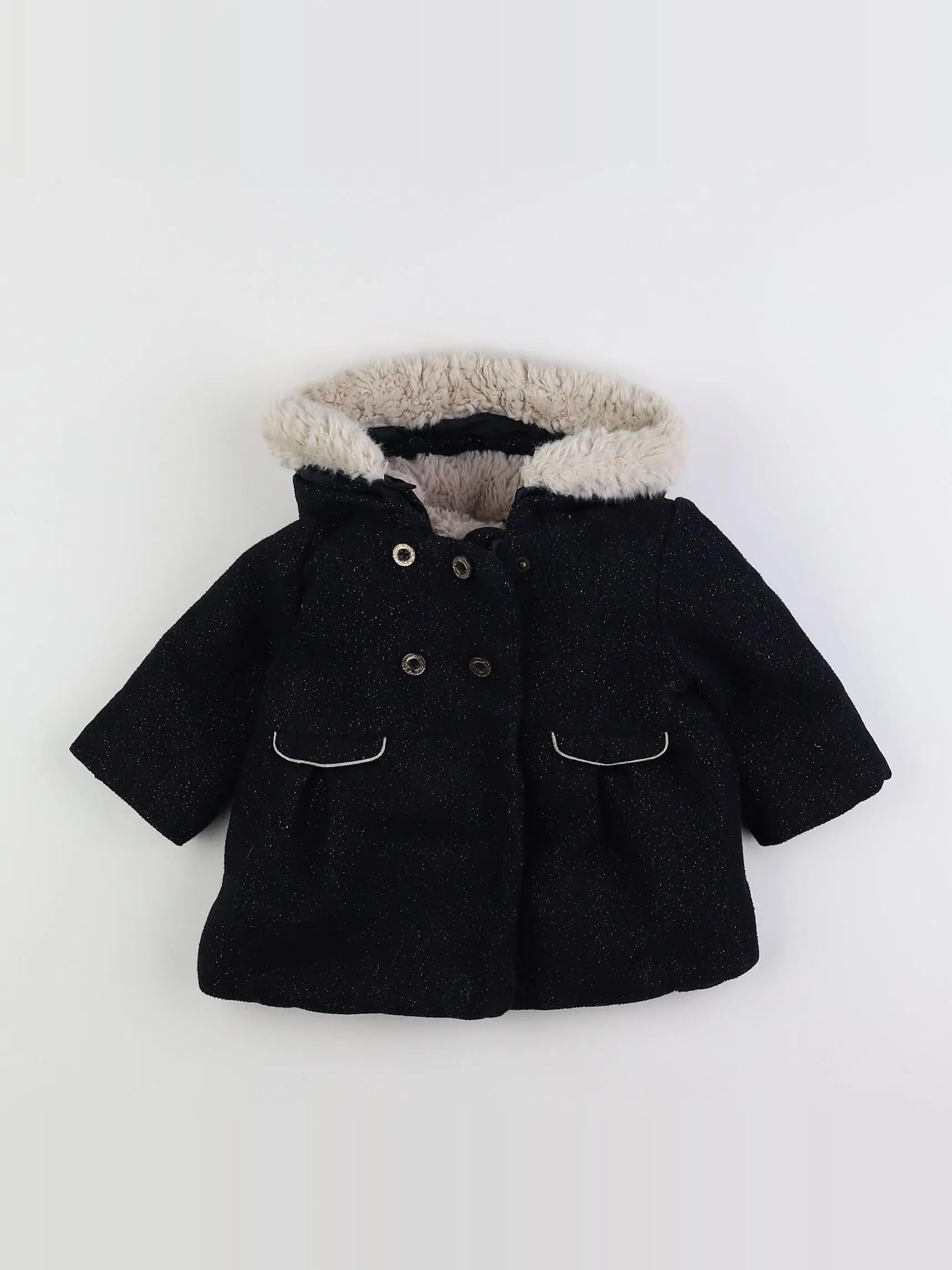 Tape à l'oeil - manteau bleu - 12 mois