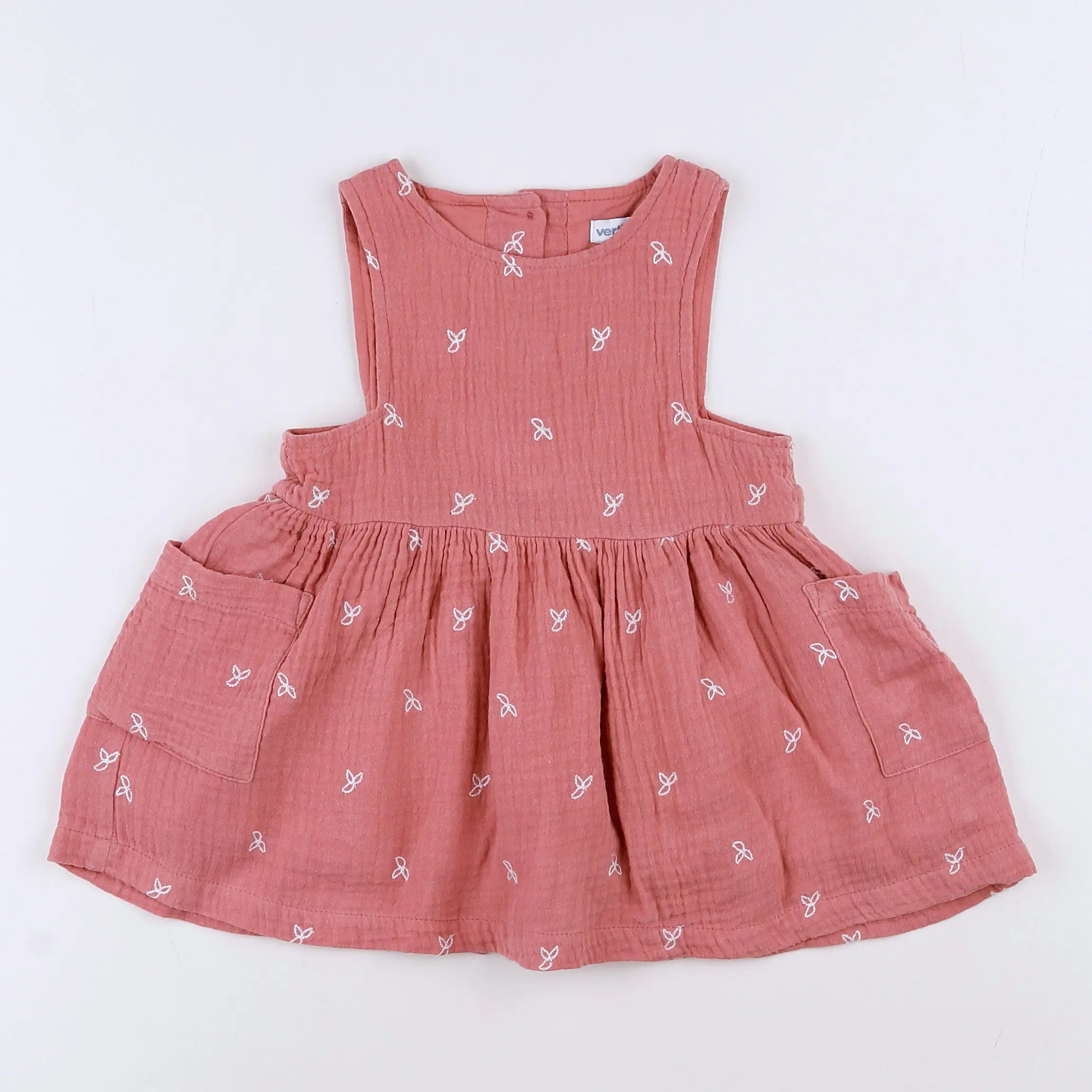 Vertbaudet - robe rose - 12 mois