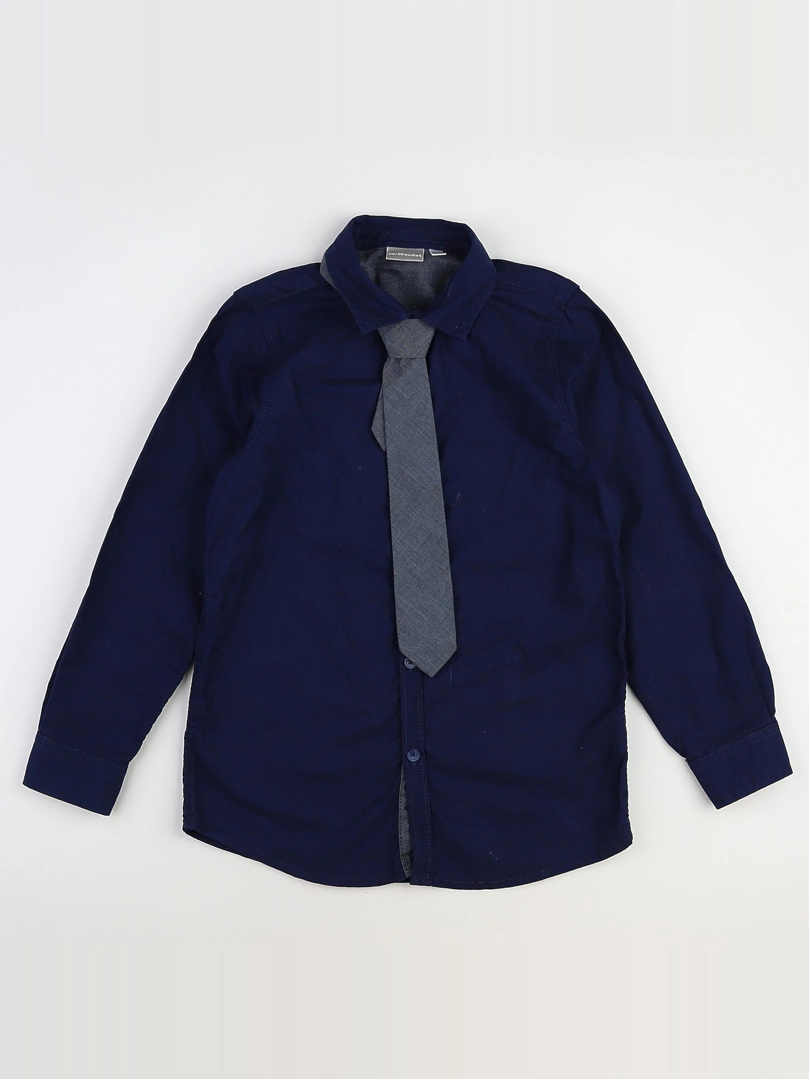 Vertbaudet - chemise bleu - 10 ans