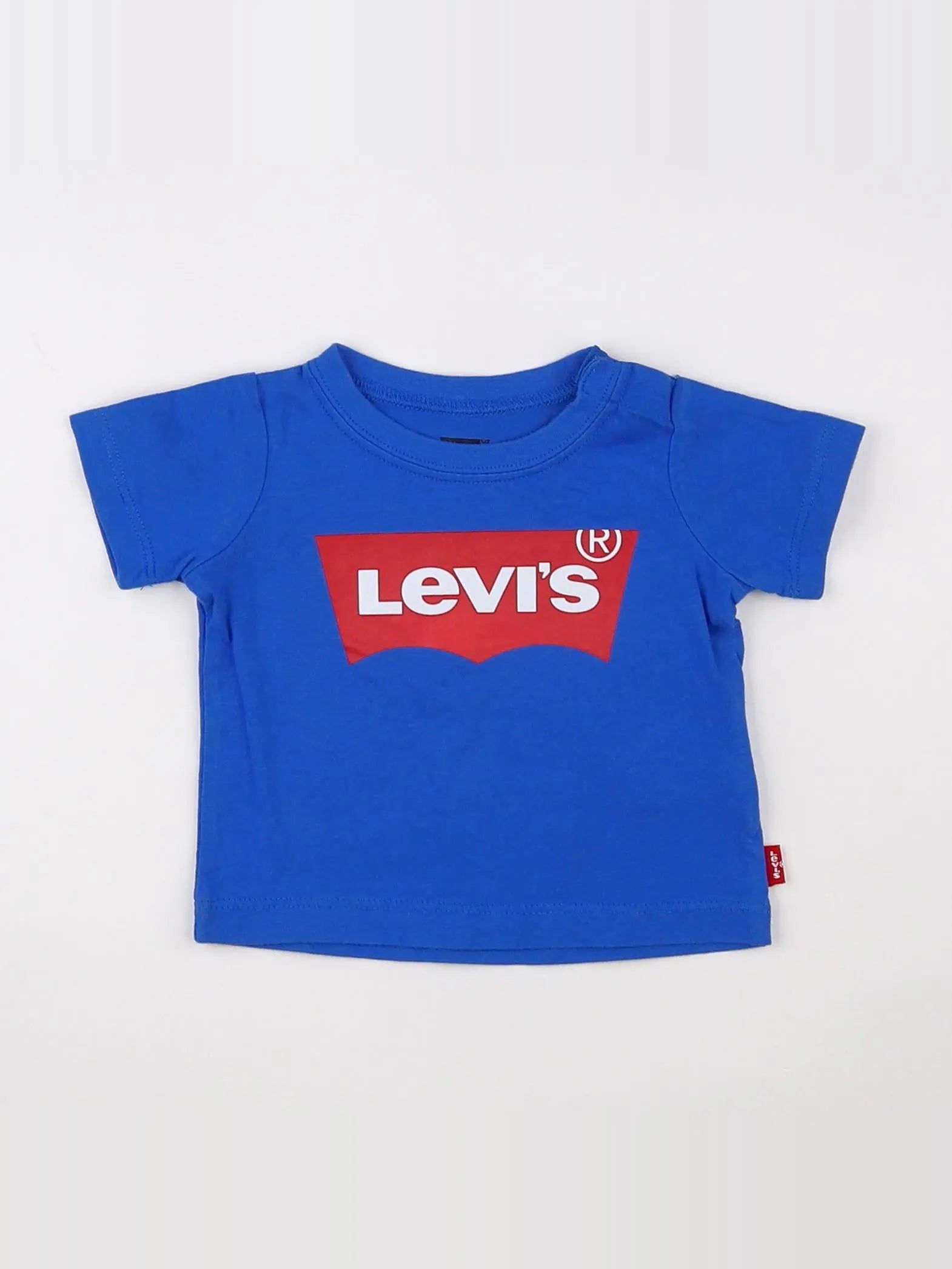 Levi's - tee-shirt bleu, rouge - 3 mois