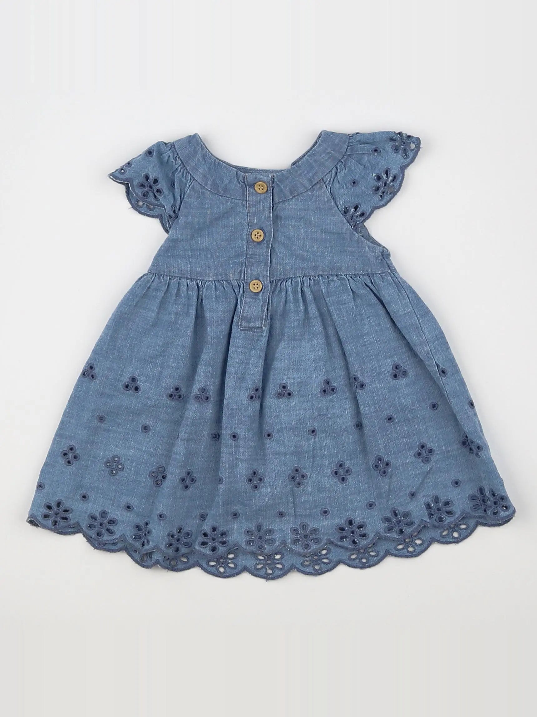 Mayoral - robe bleu - 3 mois